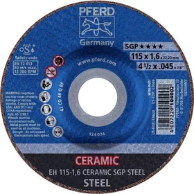 Pferd EH 115-1.6 CERAMIC SGP STEEL Trennscheibe, 115x1.6x22.23mm, 25 Stück