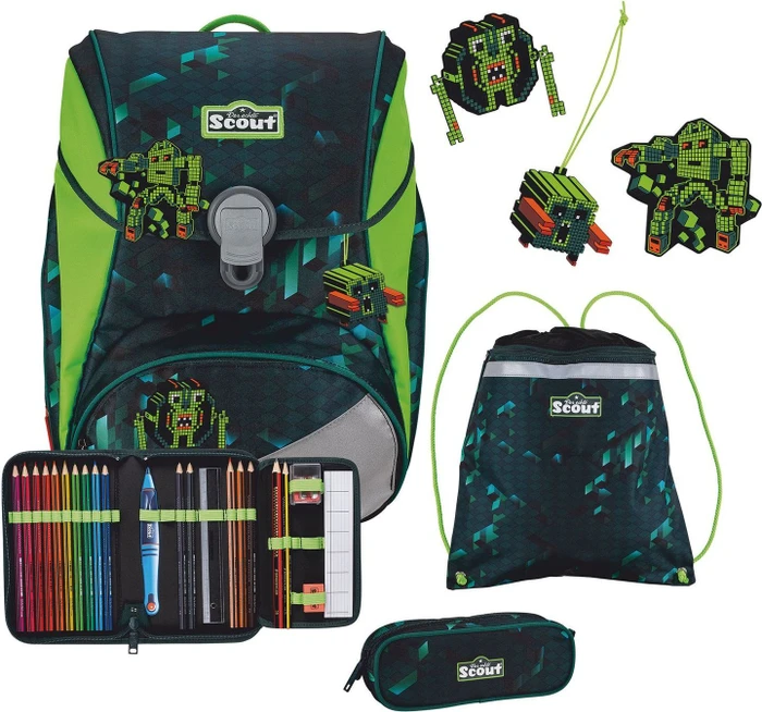 Scout Alpha DIN Cubes Schultaschen-Set, 4-tlg.