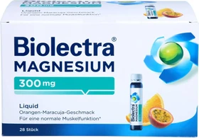 Biolectra Magnesium 300mg Liquid Trinkfläschchen, 28 Stück