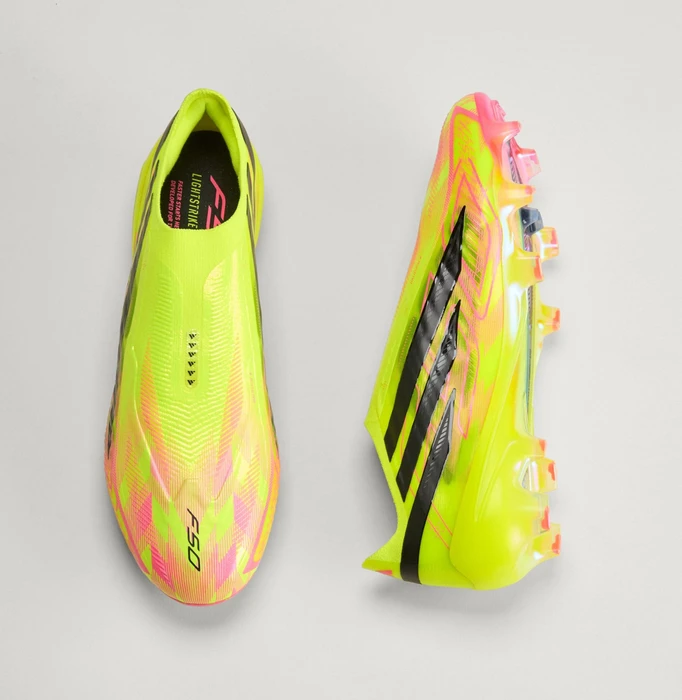 adidas F50 Hyperfast Elite Laceless FG team solar yellow 2/core black/solar turbo