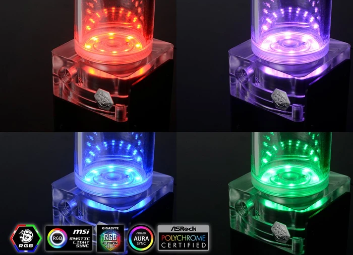 Bitspower D5 Top Reservoir DRGB, Acryl