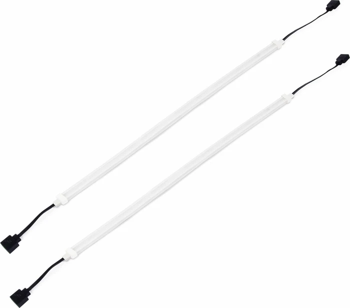 SilverStone LS04, ARGB beleuchtet, LED-Streifen, weiß