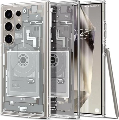 Spigen Ultra Hybrid Zero One für Samsung Galaxy S24 Ultra weiß