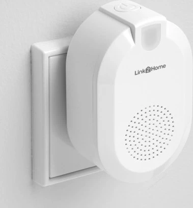 REV Ritter Link2Home WiFi Funk-Gong mit Taster weiß, Funk-Gong