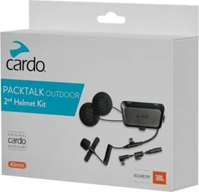 Cardo Zweites Helm-Kit für Packtalk Outdoor mit JBL schwarz
