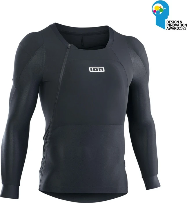 ION AMP Shirt langarm Protektor schwarz