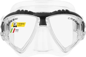 Cressi Matrix Tauchermaske transparent/schwarz