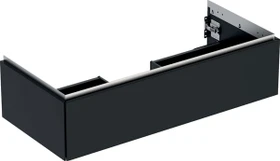 Geberit ONE Unterschrank für Waschtisch, mit einer Schublade, 105cm, schwarz/lackiert matt