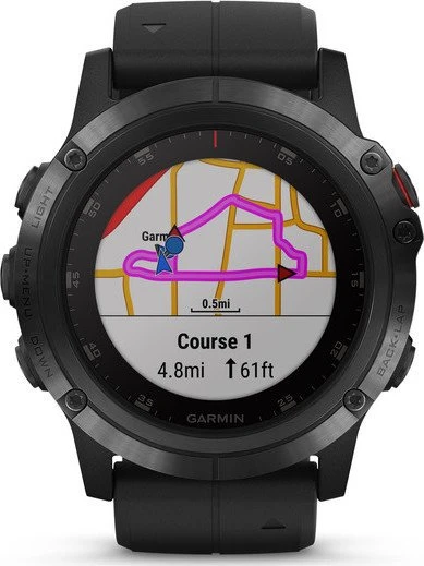 Garmin Fenix 5X Plus Sapphire schwarz