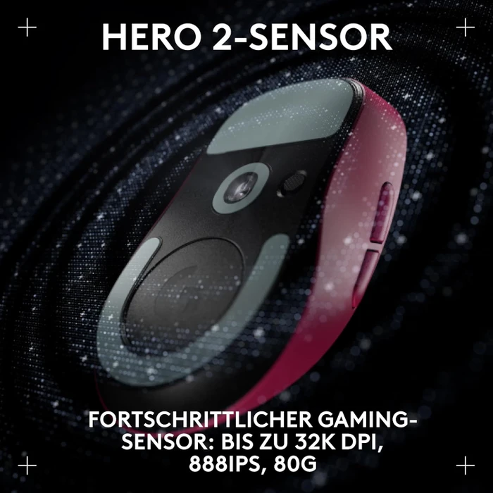 Logitech G Pro X Superlight 2 DEX Lightspeed rosa, USB