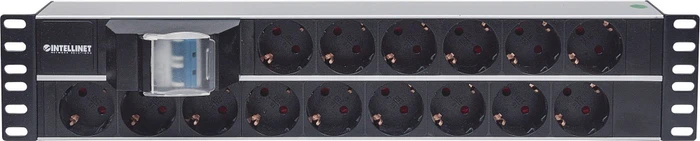 Intellinet 19" Steckdosenleiste, 2HE, 15-fach, 250V, 3m