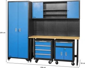 Güde GWS Werkbank-Set, 6 Stück