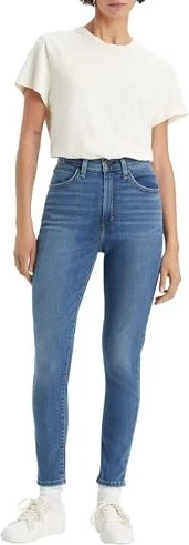 Levi's Retro High Rise Skinny Jeans run the world (Damen)