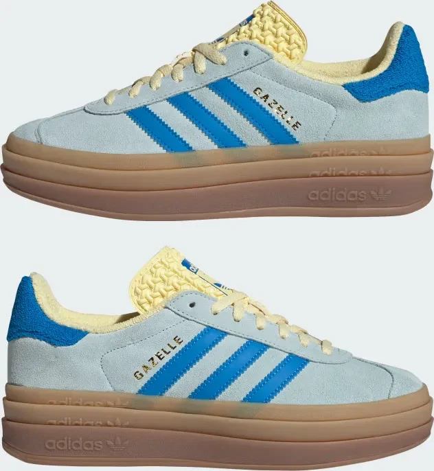 adidas Gazelle Bold almost blue/bright blue/almost yellow (Damen)