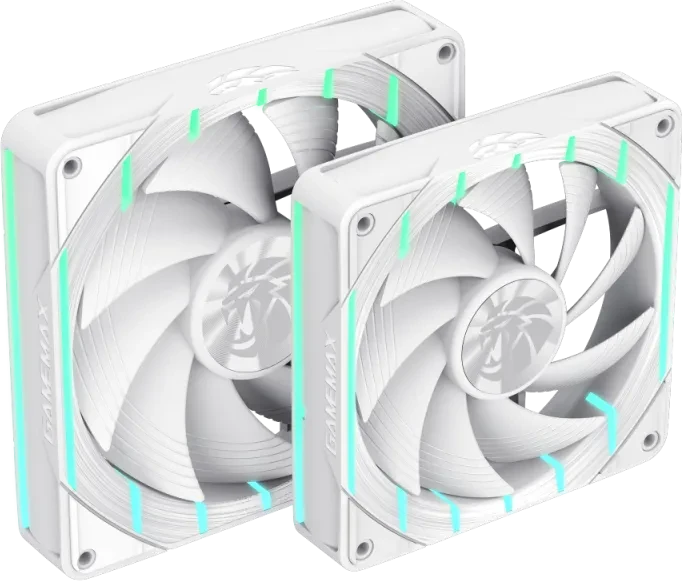 GameMax Tornado T14 ARGB-W, weiß, 140mm