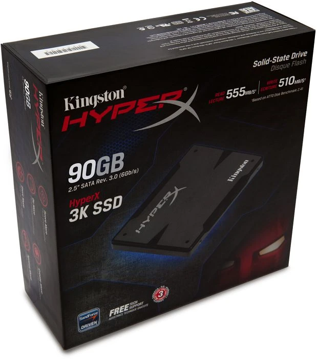 Kingston FURY 3K SSD - Upgrade Bundle Kit 90GB, 2.5" / SATA 6Gb/s