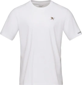 Norrøna Cotton Activity Embroidery T-Shirt kurzarm pure white (Herren)