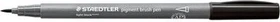 Staedtler pigment brush pen 371 hellschwarz