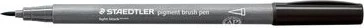 Staedtler pigment brush pen 371 hellschwarz