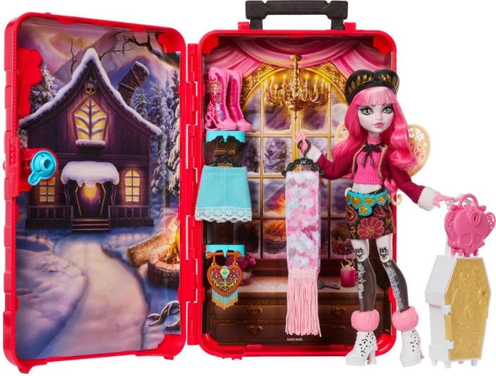 Mattel Monster High - Skulltimate Secrets Hütten-Gruselurlaub - Cupid Asteria