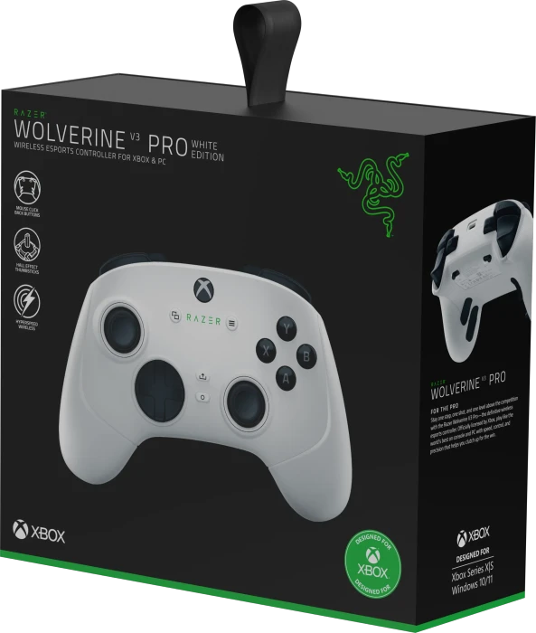 Razer Wolverine V3 Pro Controller weiß (Xbox SX/Xbox One/PC)