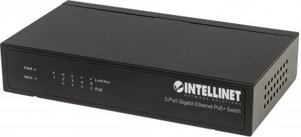 Intellinet Desktop Gigabit Switch, 5x RJ-45