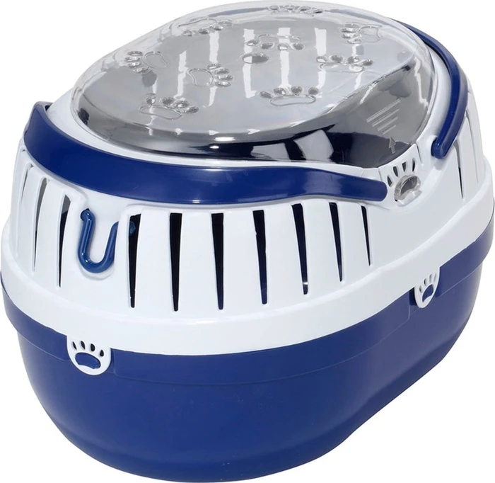 ebi Touring 35 Basic, Transportbox bis 4kg, blau/weiß