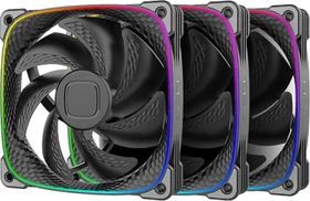 Geometric Future Squama 2503B, schwarz, 120mm, 3er-Pack