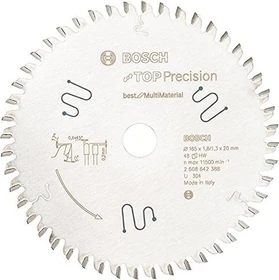 Bosch Professional Top Precision Best for Multi Material Kreissägeblatt 48Z, 165x1.3x20mm, 1 Stück