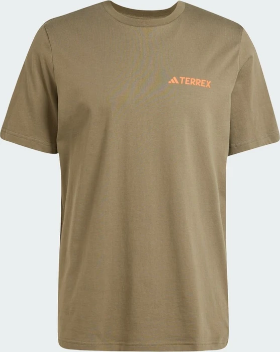 adidas Terrex Graphic T-Shirt kurzarm olive strata (Herren)