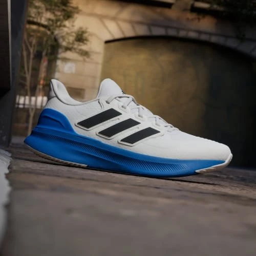 adidas Ultrabounce 5 crystal white/core black/blue (Herren)