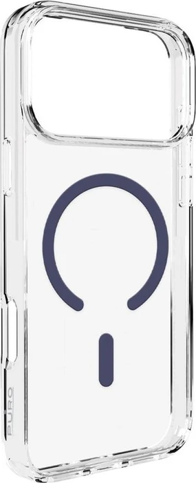 Puro Cover Lite Mag für Apple iPhone 17 Pro transparent\/blau