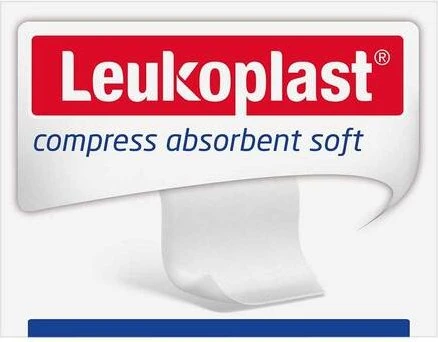 BSN medical Leukoplast Compress Absorbent soft unsteril, 10 x 10cm, 25 Stück