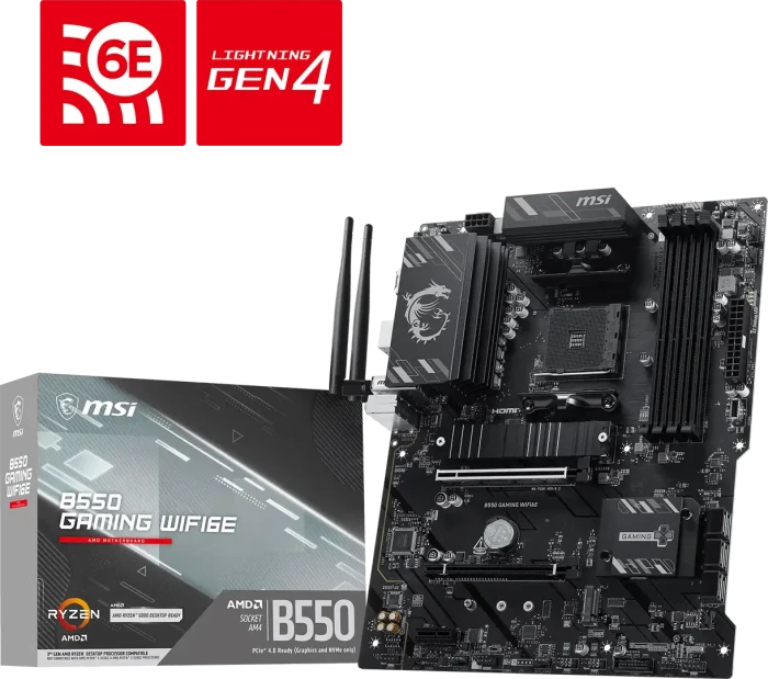 MSI MPG B550 Gaming WIFI6E (AMD AM4)