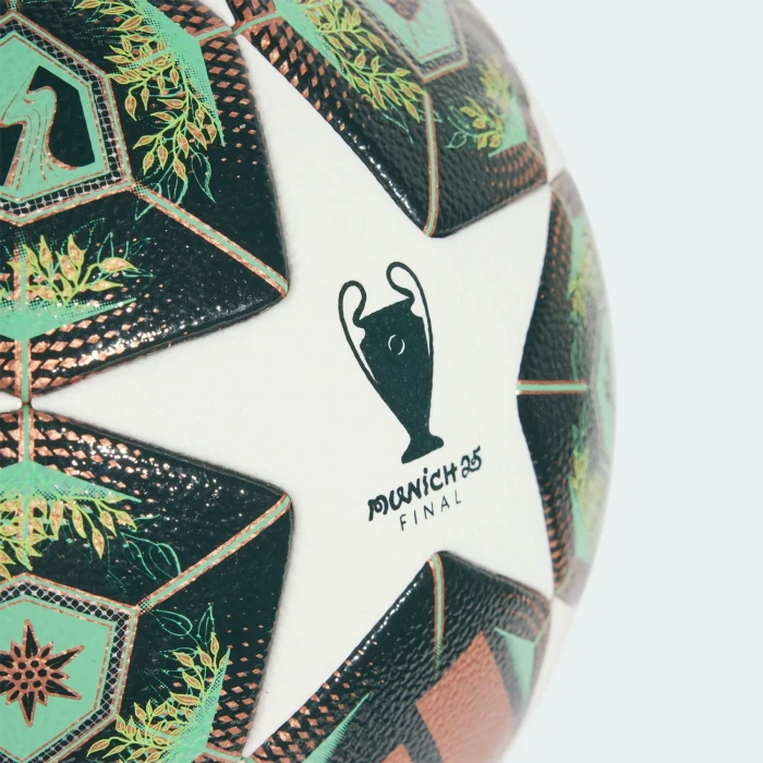 adidas UCL 2024/2025 Knockout Phase Competition Fußball white/shadow green/solar slime