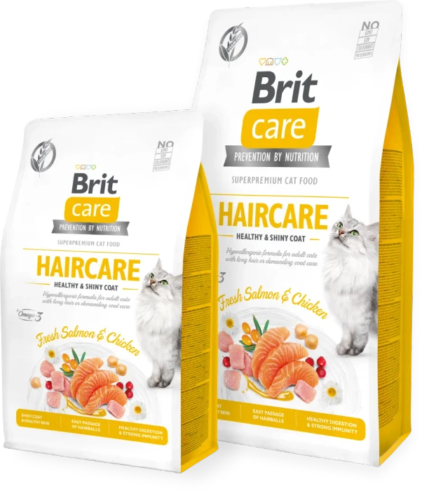 Brit Care Haircare, Lachs und Huhn, 400g