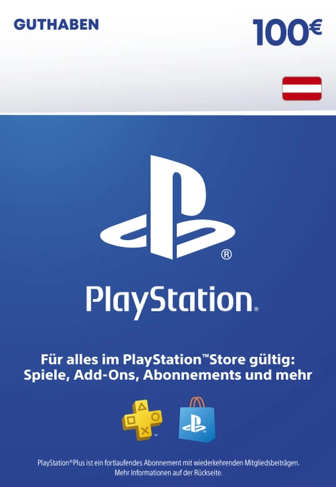 Sony PlayStation Network Card - 100 Euro (Download) (PS5/PS4/PS3/PSVita/PSP)