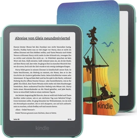 Amazon Kindle 13. Gen, 16GB Flash, ohne Werbung, Kids Edition, inkl. Hülle Piratenabenteuer [2026]
