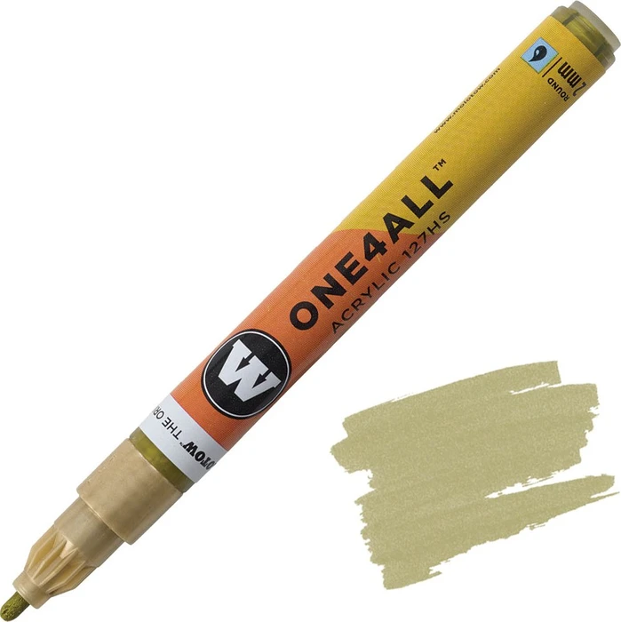Molotow ONE4ALL 127HS 2mm Acrylmarker gold metallic