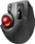 Elecom EX-G Pro M-XPT1MRXBK Trackball schwarz/rote Kugel, Rechtshänder, USB-A/Bluetooth