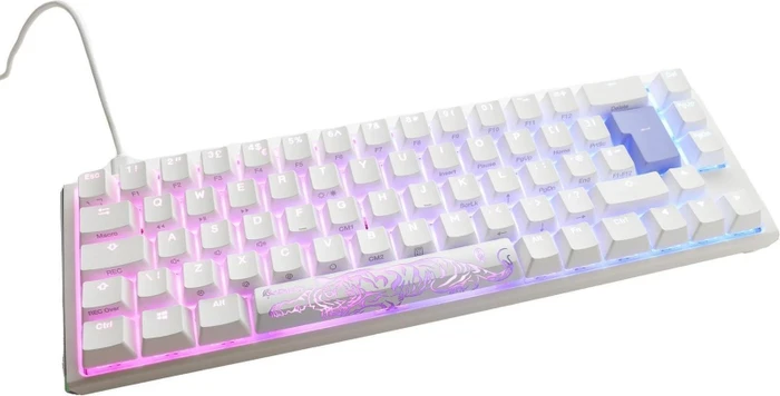 Ducky One 3 SF PBT, LEDs RGB, Pure White, MX RGB BLUE, USB, DE