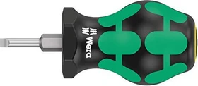 Wera Kraftform Plus Serie 300 335 Stubby Schlitz Schraubendreher, 3.5x25mm
