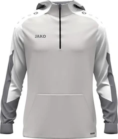 Jako Zip Dynamic Hoodie hellgrau/weiß/grau
