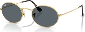 Ray-Ban RB3547N Oval polished arista gold/blue