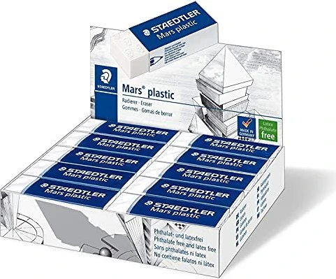 Staedtler Radierer Mars plastic, weiß, 20er-Pack