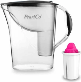 PearlCo Standard Tischwasserfilter inkl. Kartusche AquaMag anthrazit