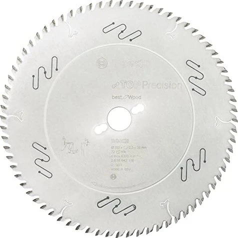 Bosch Professional Top Precision Best for Wood Kreissägeblatt 72Z, 300x2.2x30mm, 1 Stück