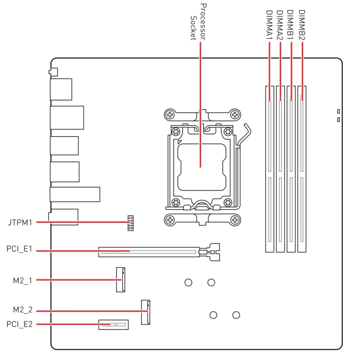 MSI B650M Project Zero (AMD AM5)