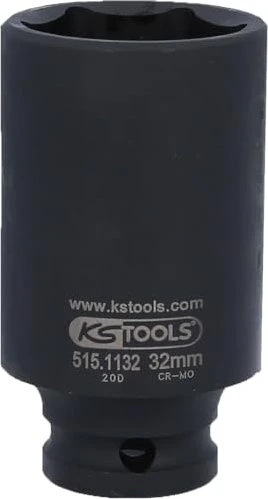 KS Tools Außensechskant Stecknuss lang 1/2"