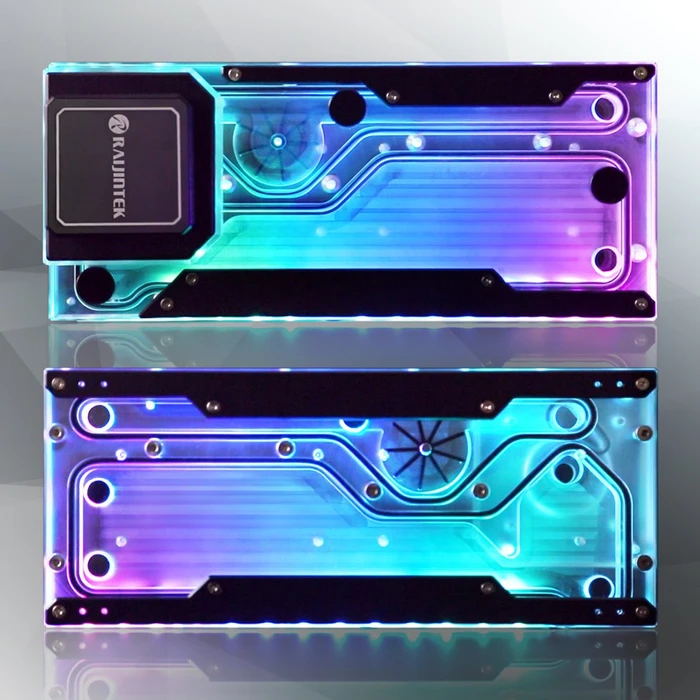 Raijintek Acheron 240 DDC RBW Distro Plate, Verteilerplatte mit Pumpe